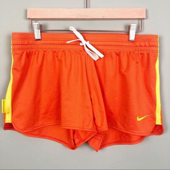 NIKE | Livestrong Athletic Shorts Orange Yellow M - Picture 1 of 7
